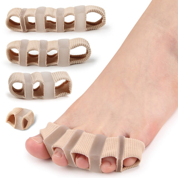 Elastic Gel Toe Separator Band – Soft Fabric & Silicone Multi-Toe Protector