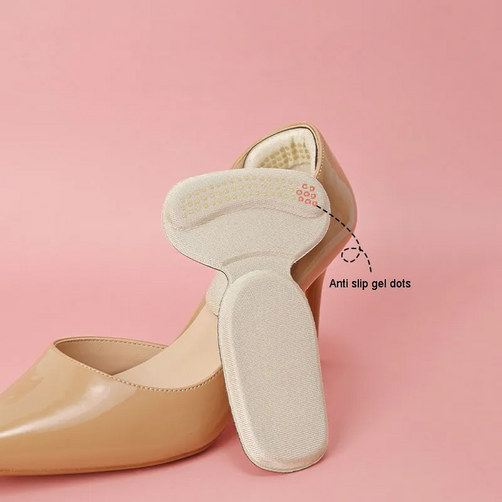 T-Shape High Heel Liner Grips Cushion Pad