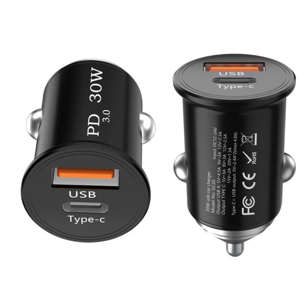 30W PD PPS QC Car Charger - Aussie Gadgets