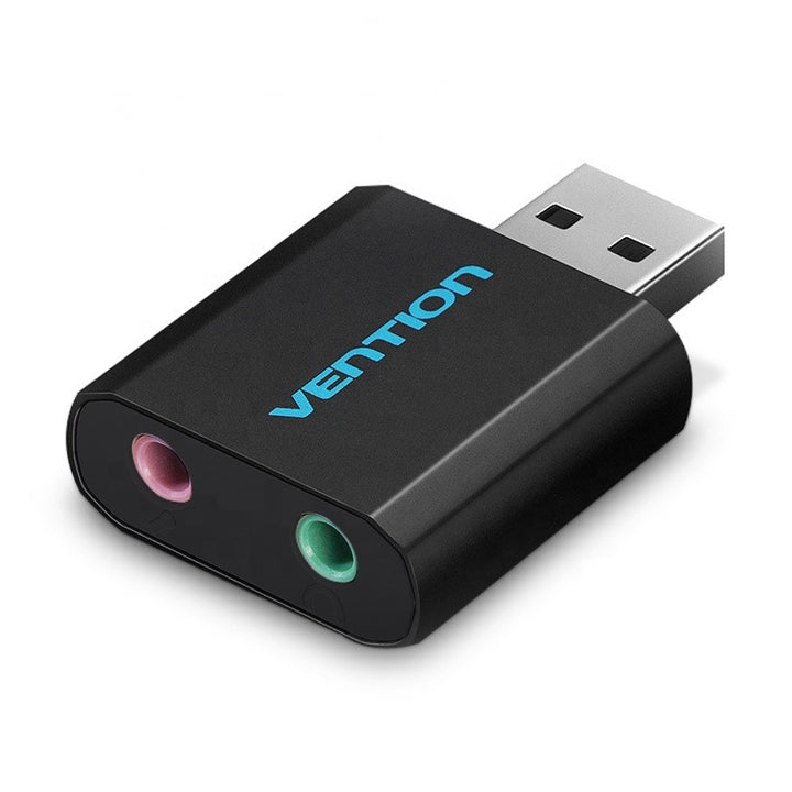 USB Sound Card Adaptor 3.5mm Audio Microphone Output - Aussie Gadgets