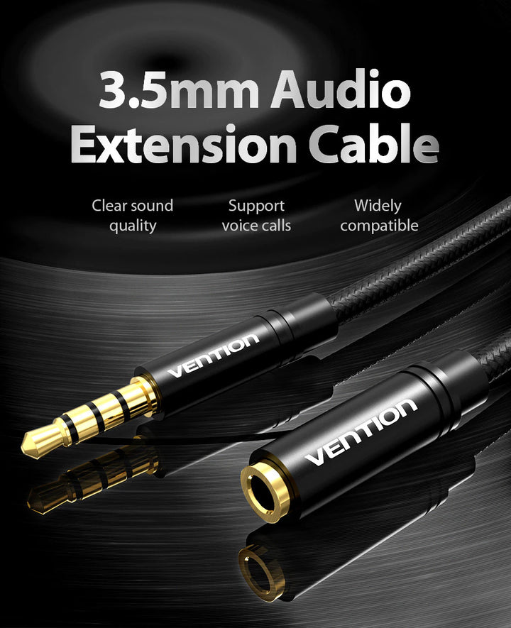 Vention 3.5mm Audio Extension Cable - Aussie Gadgets