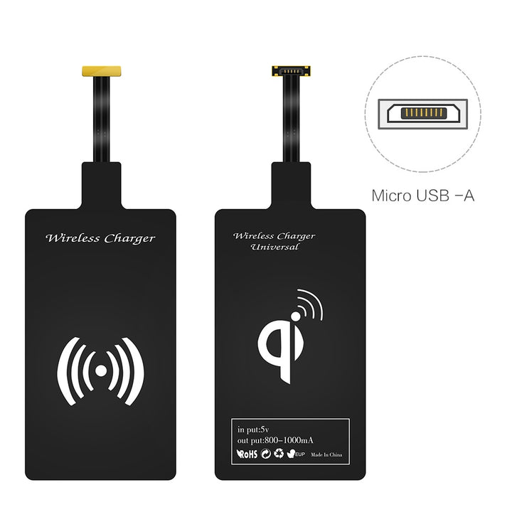 Qi Adaptor Wireless Charging Receiver - Aussie Gadgets