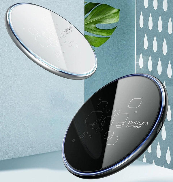 Popular 15W 10W Qi Wireless Phone Fast Charger Pad - Aussie Gadgets