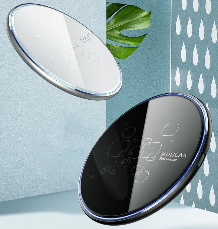 Popular 15W 10W Qi Wireless Phone Fast Charger Pad - Aussie Gadgets