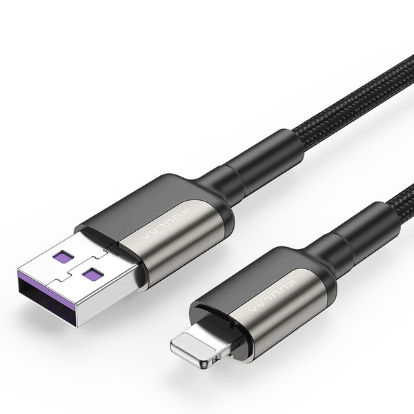 USB A to Lightning Fast Charging Nylon Braided Data Cable For iPhone - Aussie Gadgets