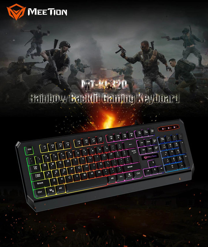 Meetion Backlit Gaming Keyboard - Aussie Gadgets