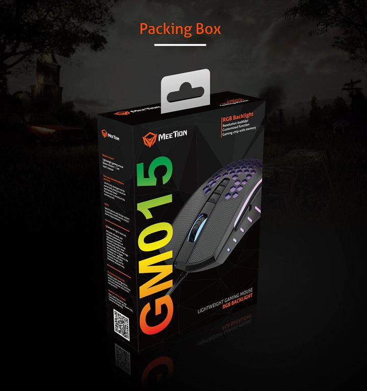 Meetion Honeycomb Lightweight Gaming Mouse - Aussie Gadgets