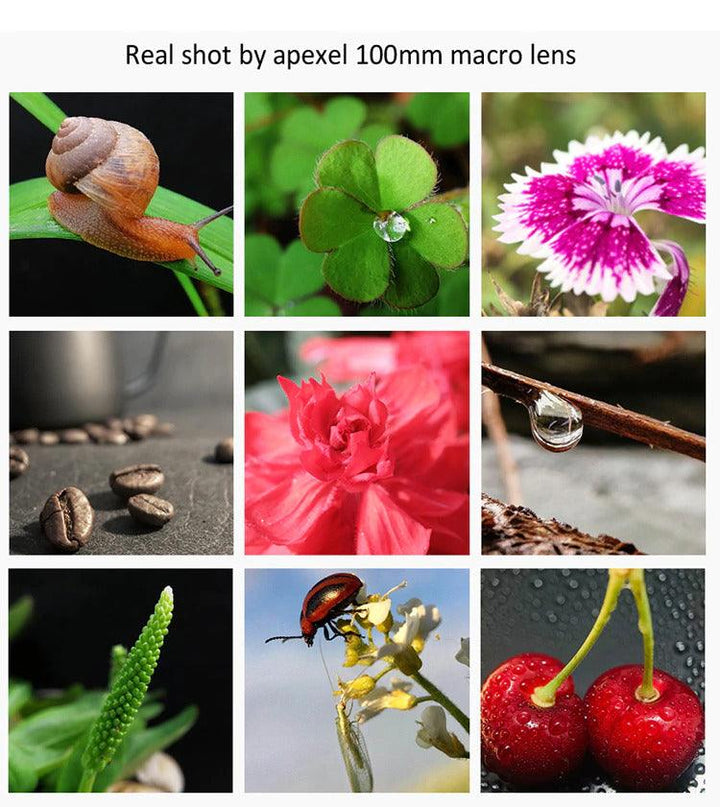 Apexel Professional HD 100mm Super Macro Lens - Aussie Gadgets
