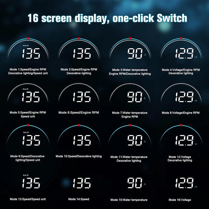 Car OBD2 Head Up Display HUD - Aussie Gadgets