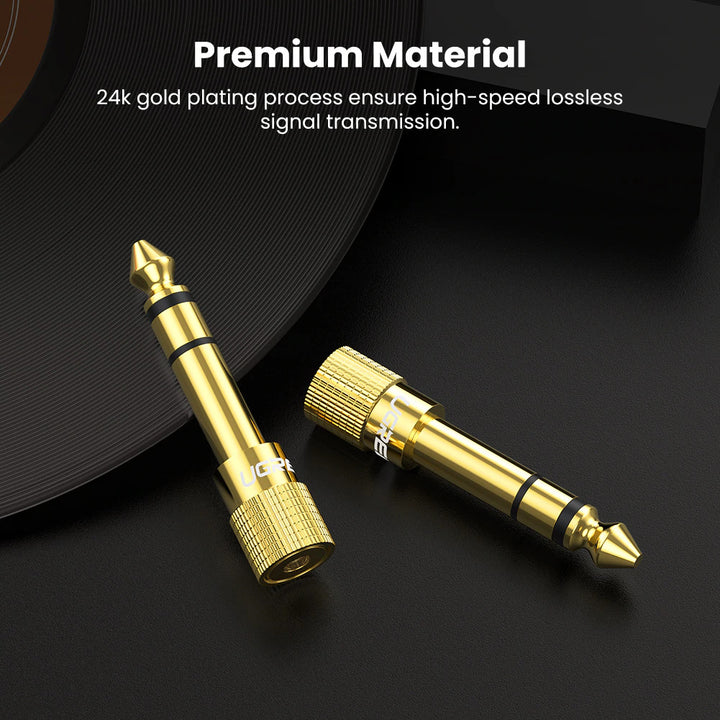 Ugreen 6.5mm male to 3.5mm female audio adaptor - Aussie Gadgets