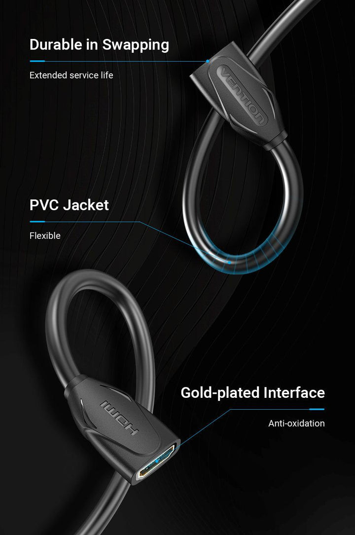 HDMI 2.0 Extension Cable 4K 60Hz - Aussie Gadgets