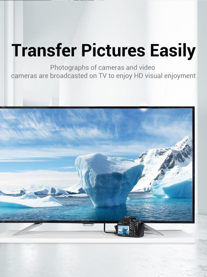 Mini HDMI to HDMI 1.4 Cable Bidirectional 4K 1080P - Aussie Gadgets