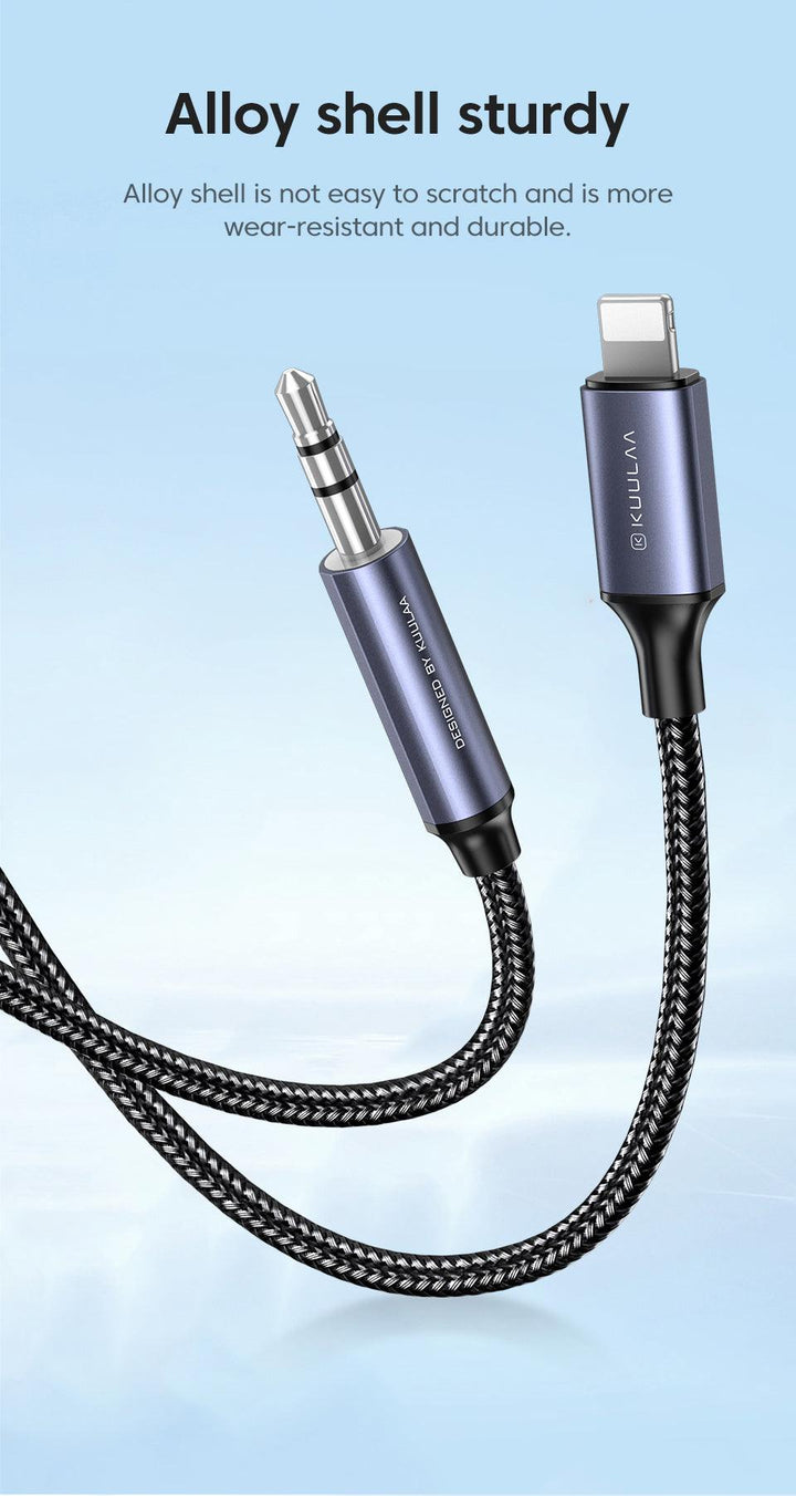 Lightning to 3.5mm Aux Cable for iPhone iPad - Aussie Gadgets