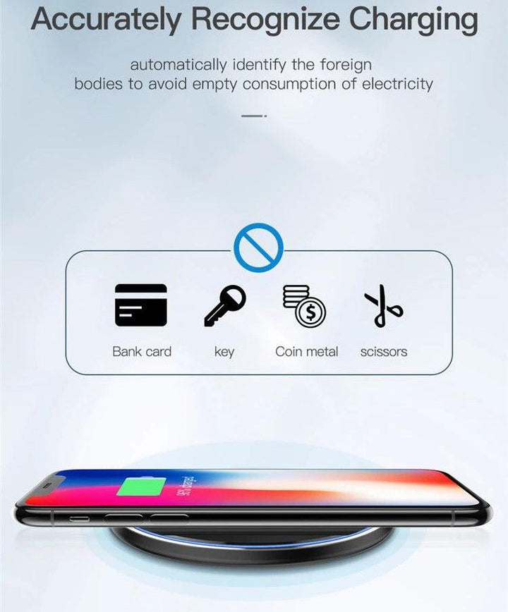Popular 15W 10W Qi Wireless Phone Fast Charger Pad - Aussie Gadgets