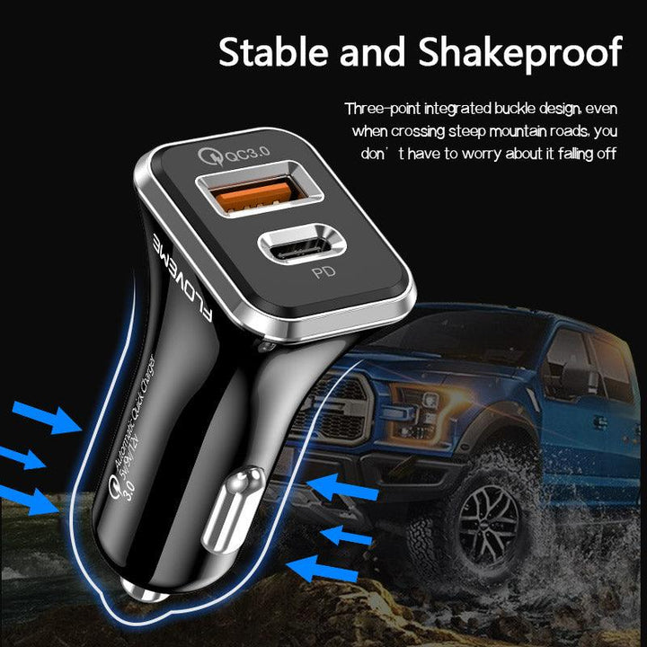 FLOVEME Car 12V PD USB-C Phone Charger - Aussie Gadgets