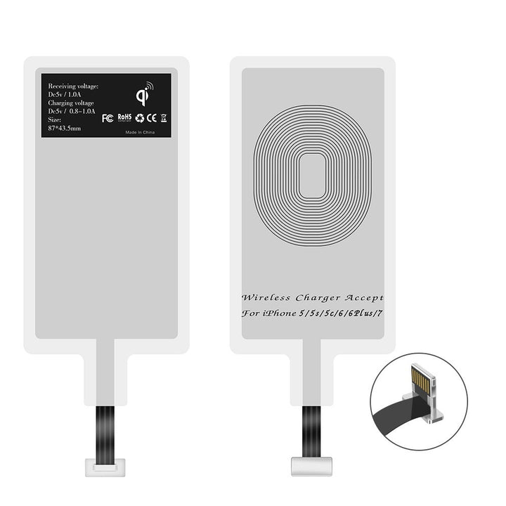 Qi Adaptor Wireless Charging Receiver - Aussie Gadgets