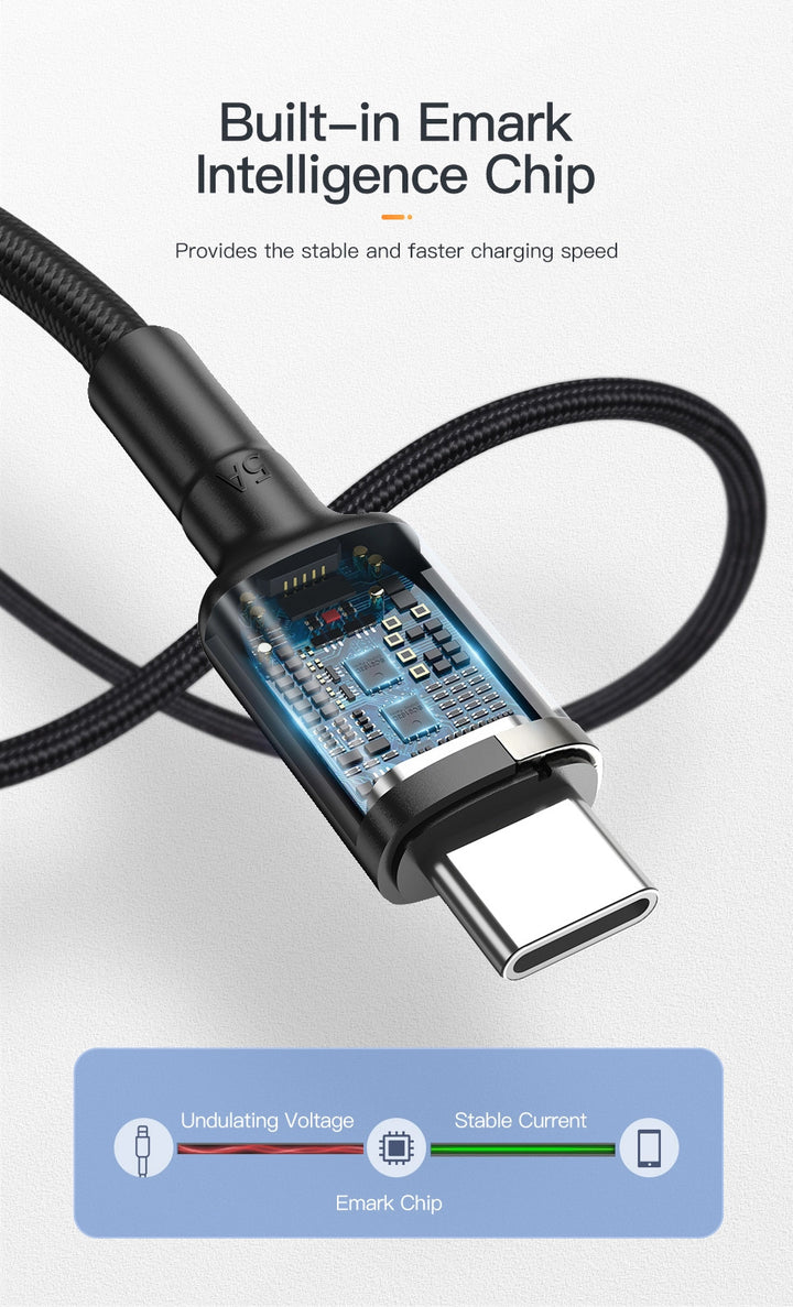 USB-C PD 100W 5A 3.1 Gen2 1000 MB/S Cable - Aussie Gadgets