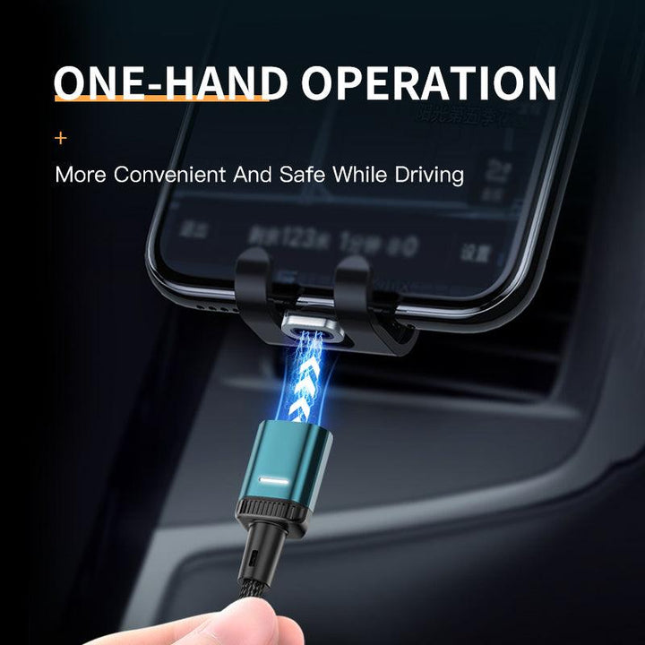 Magnetic 3-in-1 Fast Charging USB Cable -  Micro-USB Type-C Lightning - Aussie Gadgets