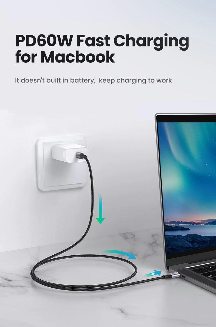UGREEN USB-C PD 60W 3A Fast Charging Cable - Aussie Gadgets