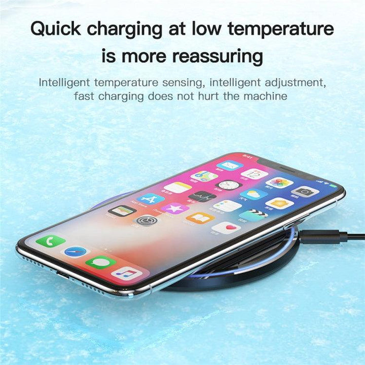 Popular 15W 10W Qi Wireless Phone Fast Charger Pad - Aussie Gadgets