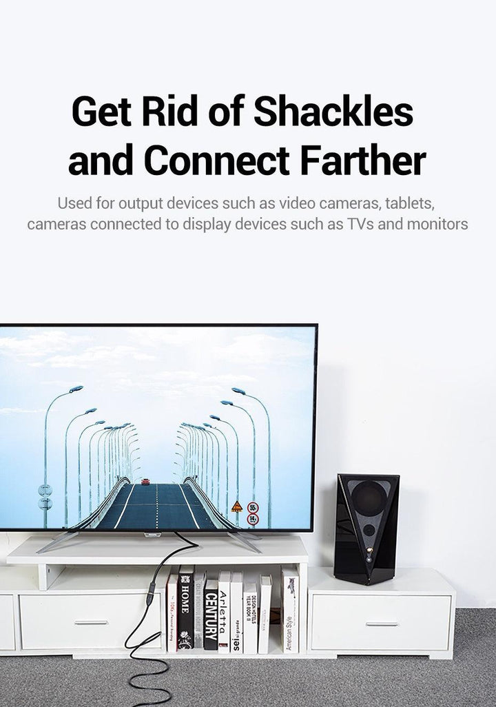 Mini HDMI to HDMI 1.4 Cable Bidirectional 4K 1080P - Aussie Gadgets