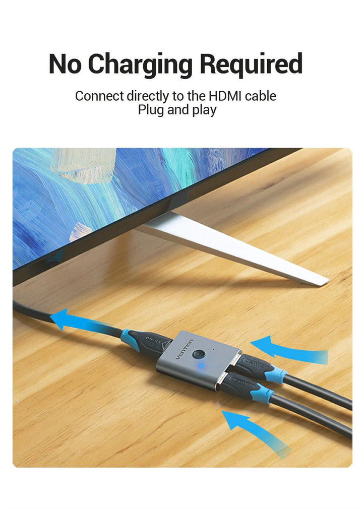 HDMI 2.0 Bi-Directional Switch 4K 60Hz - Aussie Gadgets
