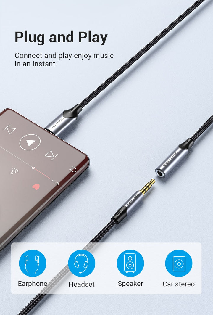 USB-C to 3.5mm Earphone Jack Adaptor with DAC - Aussie Gadgets