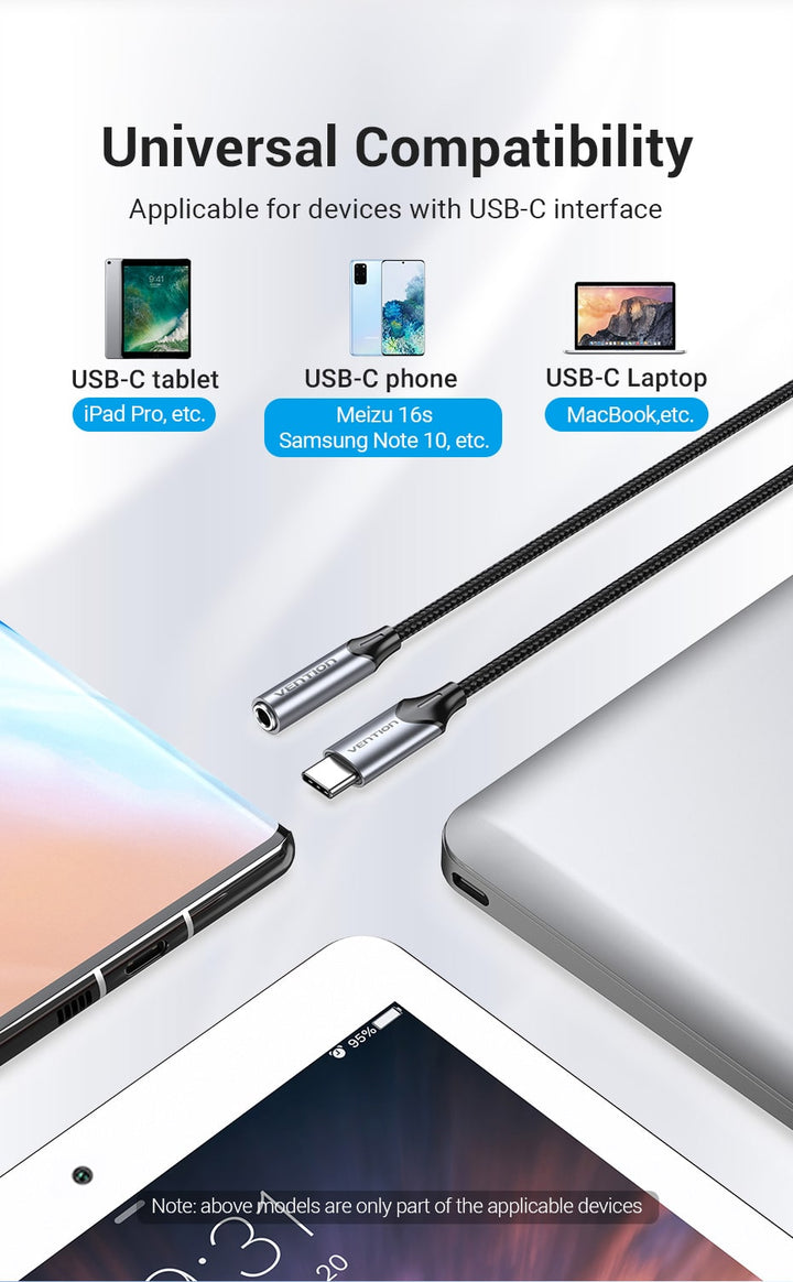 USB-C to 3.5mm Earphone Jack Adaptor with DAC - Aussie Gadgets
