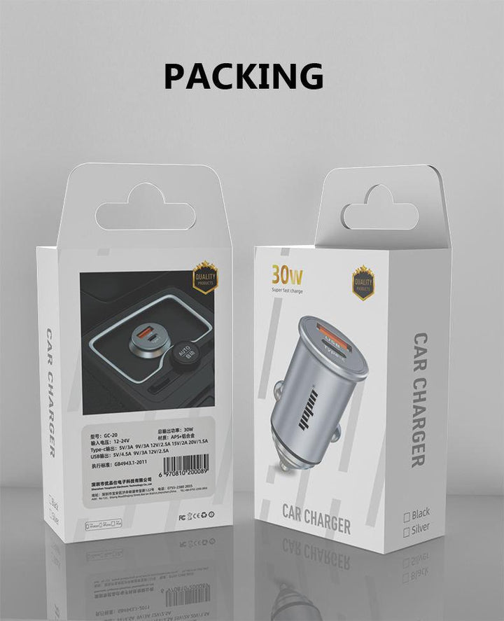 30W PD PPS QC Car Charger - Aussie Gadgets