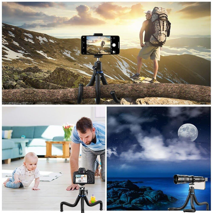 Apexel Flexible Octopus Tripod Mobile DSLR GoPro - Aussie Gadgets