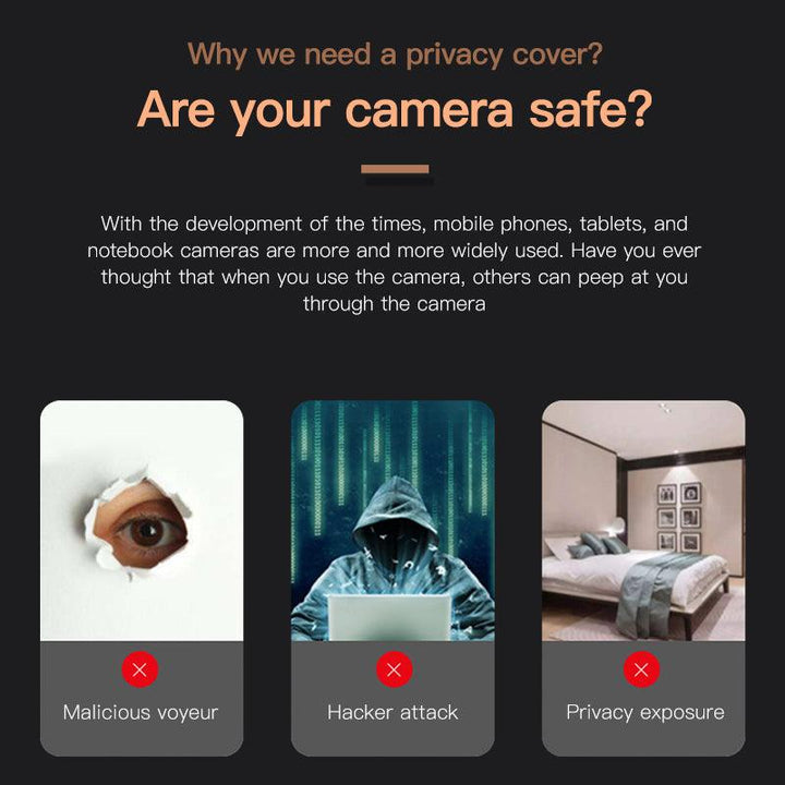 4 Pack Universal Phone Camera Laptop Webcam Privacy Slider Cover - Aussie Gadgets