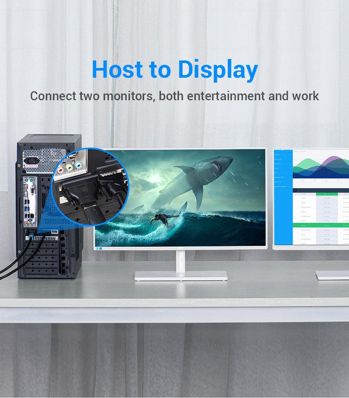 DVI Male to HDMI Female Bidirectional Adaptor - Aussie Gadgets