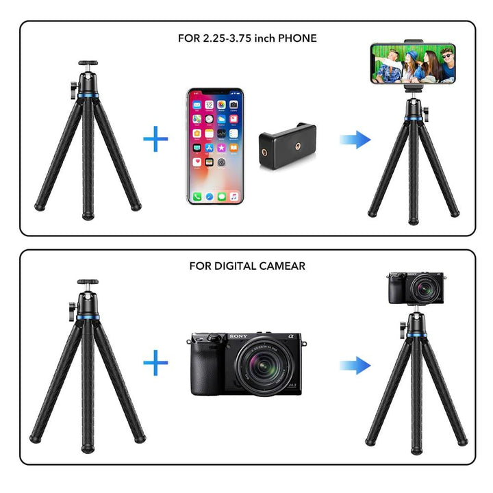 Apexel Flexible Octopus Tripod Mobile DSLR GoPro - Aussie Gadgets