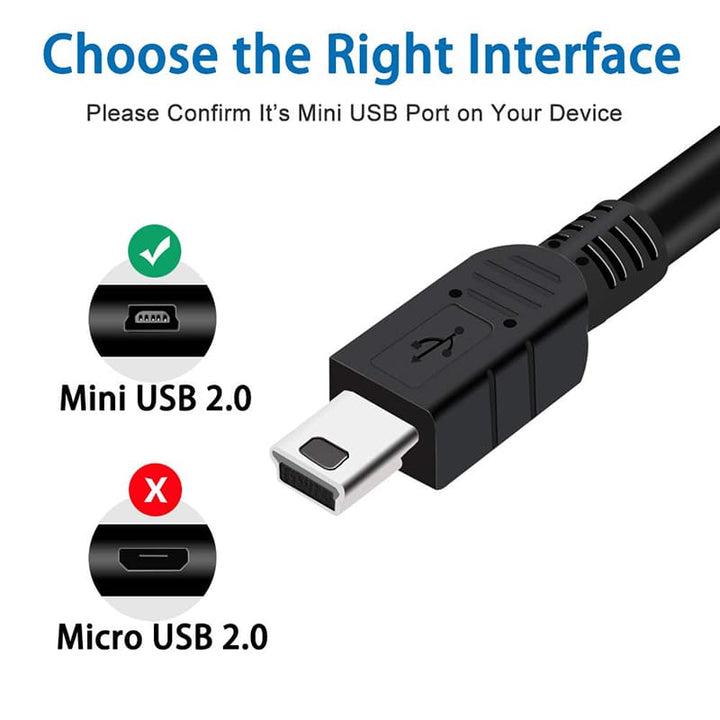 USB-A to Mini-B 5Pin USB Cable - Aussie Gadgets