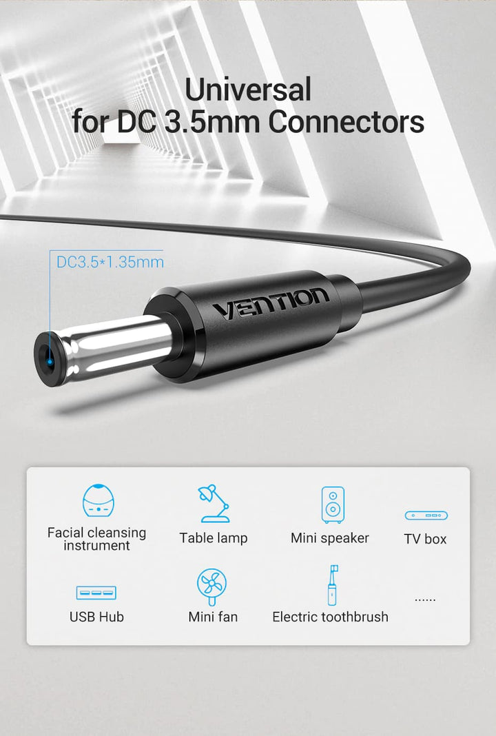 USB to 3.5mm 5V 2A DC Power Cable - Aussie Gadgets