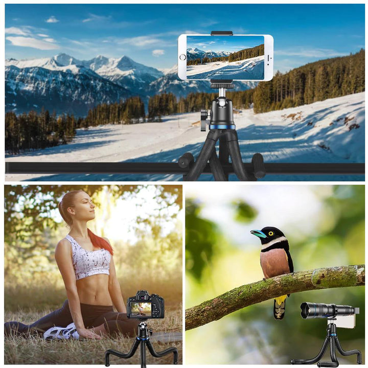Apexel Flexible Octopus Tripod Mobile DSLR GoPro - Aussie Gadgets