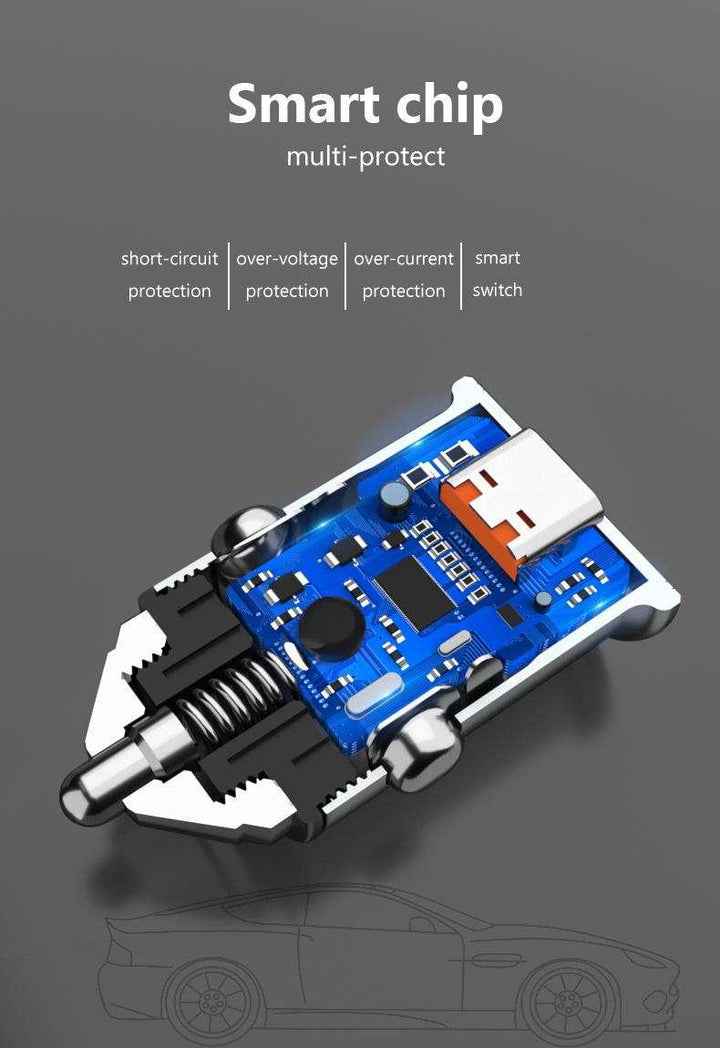 30W PD PPS QC Car Charger - Aussie Gadgets