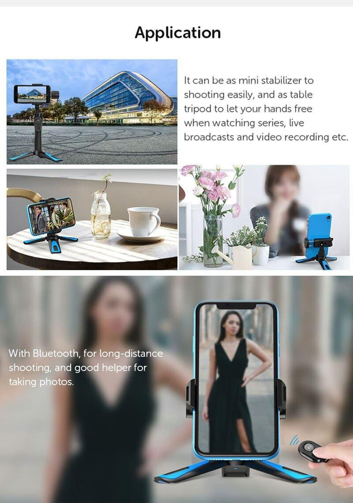 Apexel Desktop Mini Tripod Stand Handheld selfie stick - Aussie Gadgets