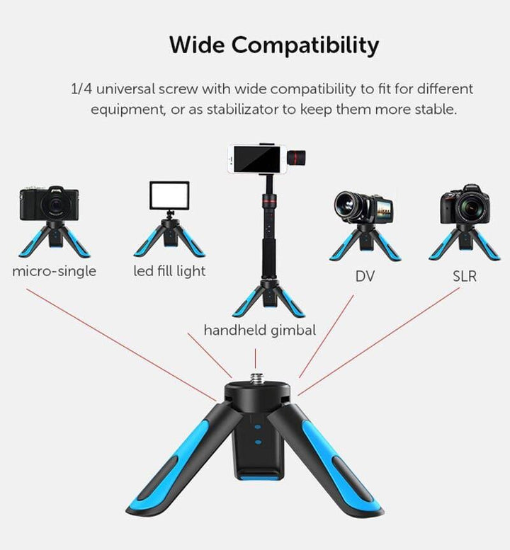 Apexel Desktop Mini Tripod Stand Handheld selfie stick - Aussie Gadgets