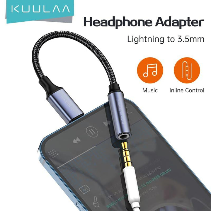 Lightning 3.5mm audio adaptor for iPhone iPad - Aussie Gadgets