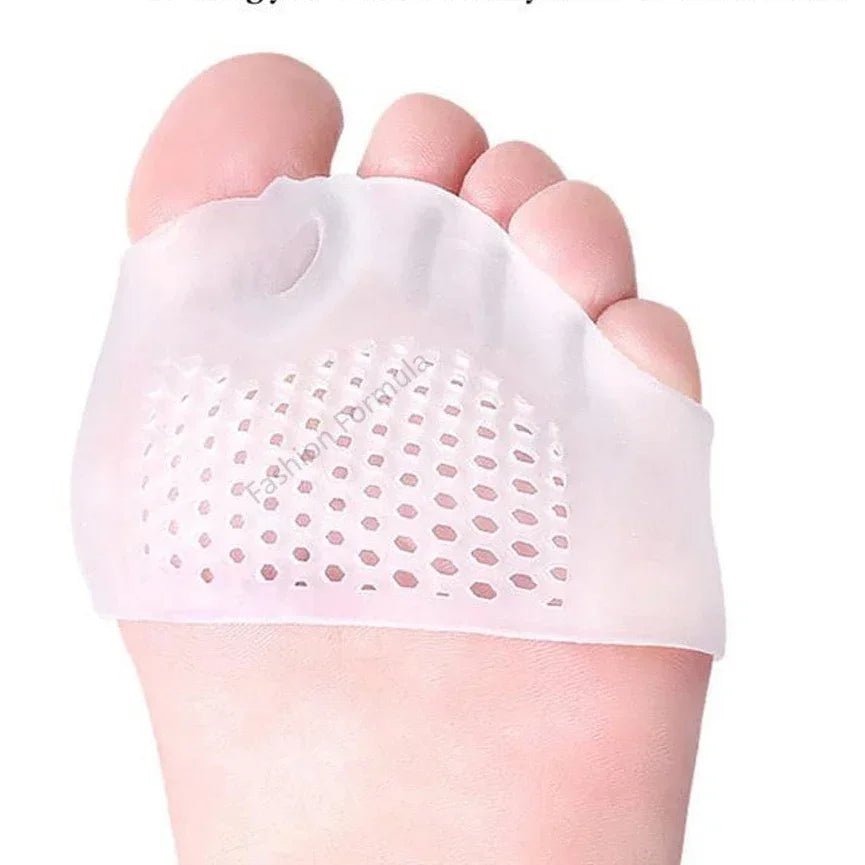 2 Pairs (4pcs) Forefoot Silicone Gel Pads – Ball of Foot Support ...