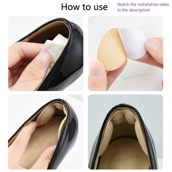 2 Pack Premium Quality Heel Liner Grip Sticker Insole Pads - Fashion Formula