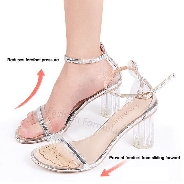 Premium Anti-Skid Forefoot Support Leather Pad - Fashion Formula