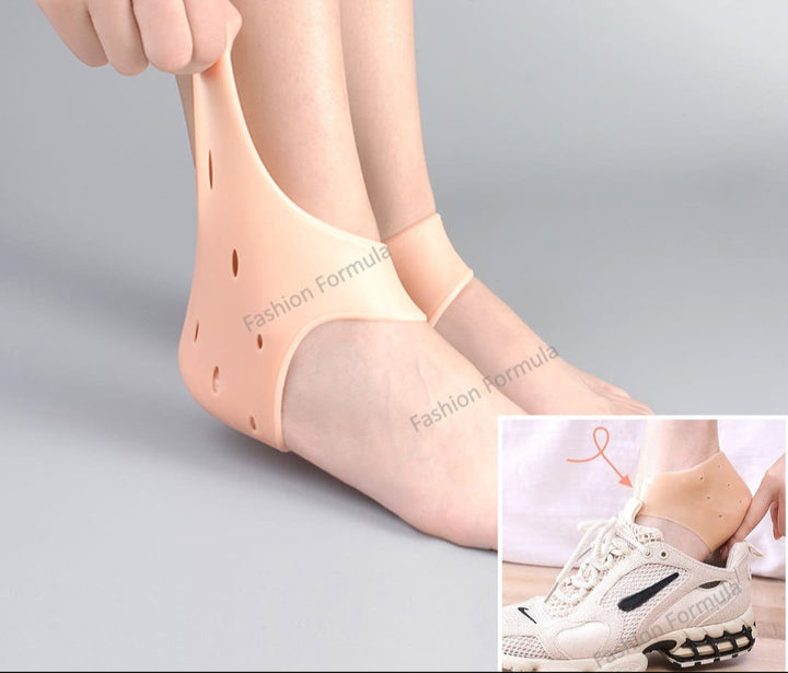 Premium Silicone Gel Heel Cups for Cracked Heels - Fashion Formula
