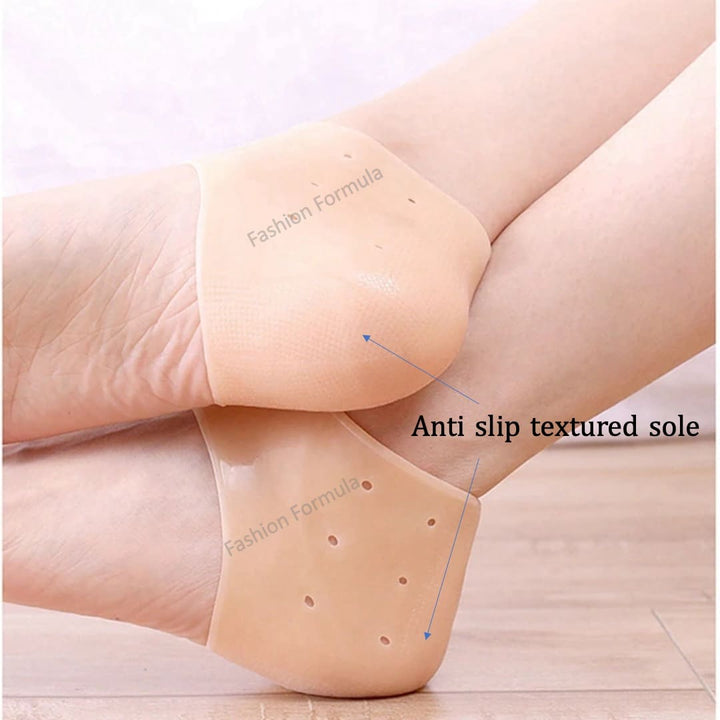 Premium Silicone Gel Heel Cups for Cracked Heels - Fashion Formula