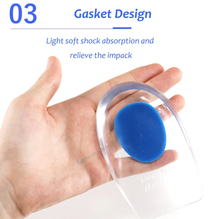 Premium Gel Heel Cups Cushion Pad - Fashion Formula