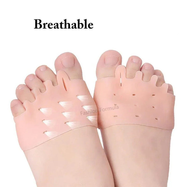 2 Pairs (4pcs) Forefoot Silicone Gel Pads – Ball of Foot Support ...