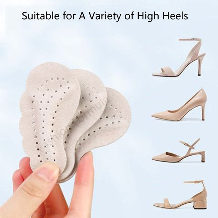 Premium Anti-Skid Forefoot Support Leather Pad - Fashion Formula