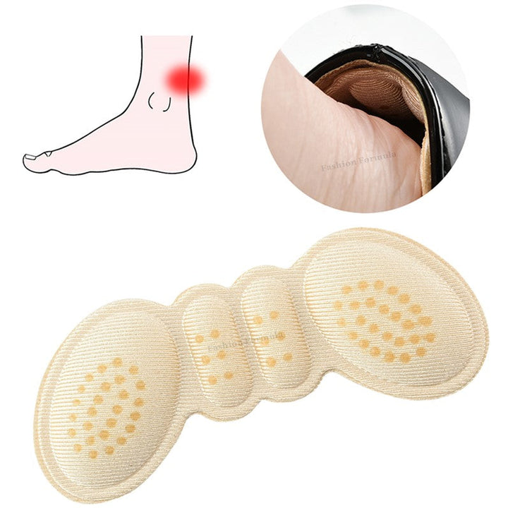 2 Pack Premium Quality Heel Liner Grip Sticker Insole Pads - Fashion Formula