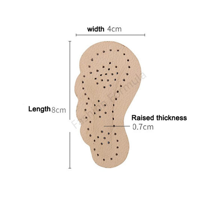 Premium Anti-Skid Forefoot Support Leather Pad - Fashion Formula